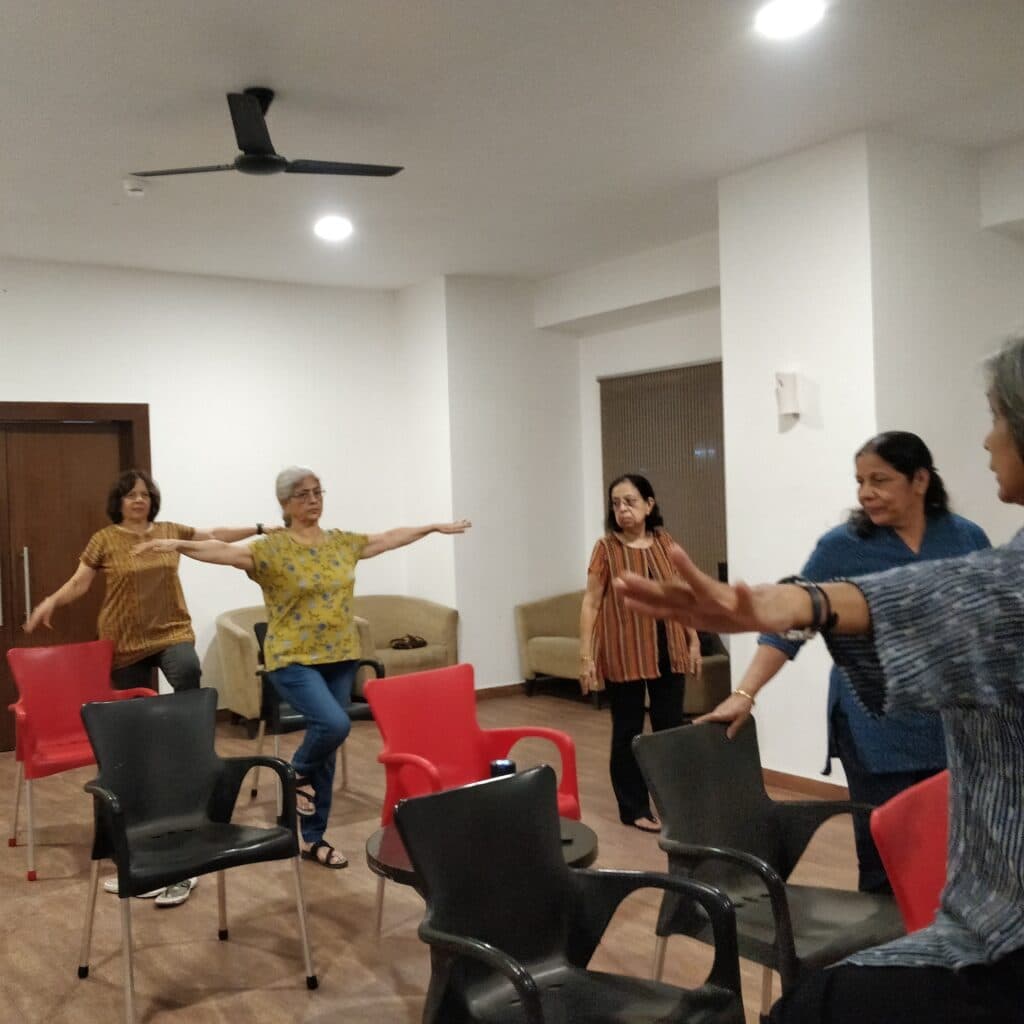 Mindfulness session with members